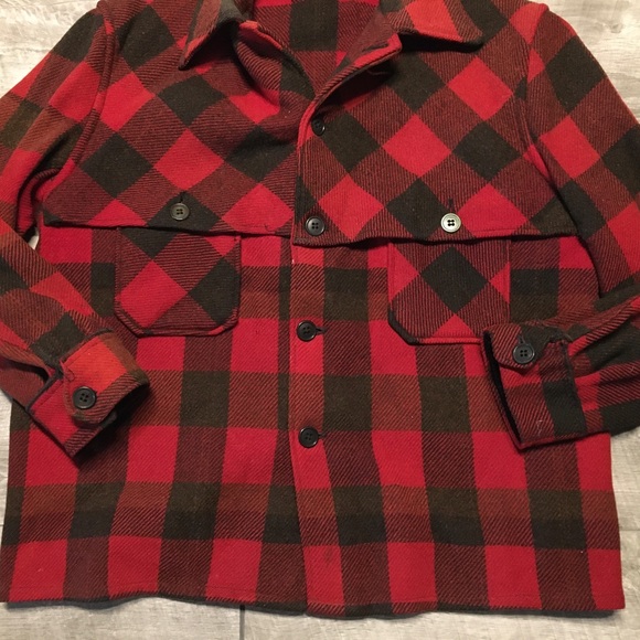 Chopper’s Farwest Garments Mackinaw Vtg Wool Cruiser Field Jacket Men's Sz Large - Picture 6 of 14